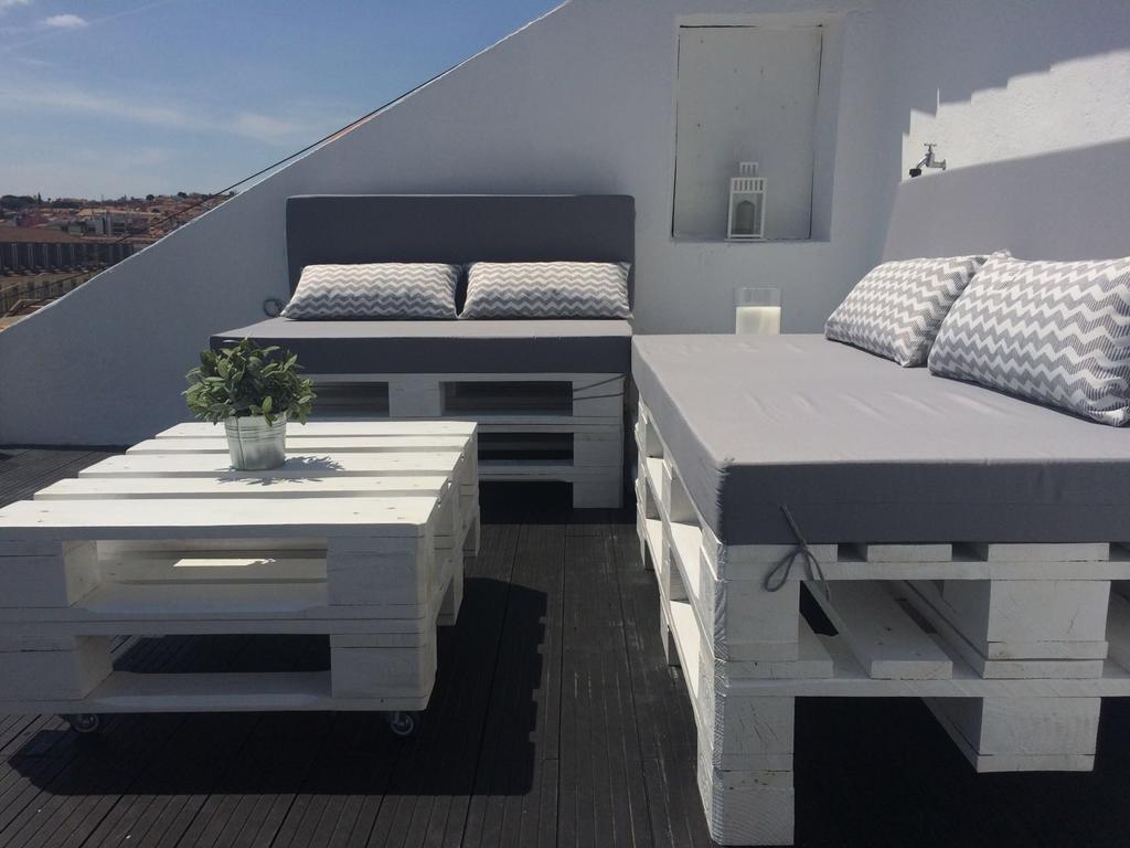 A Terrace On A Topfloor With A View Lejlighed Lisboa